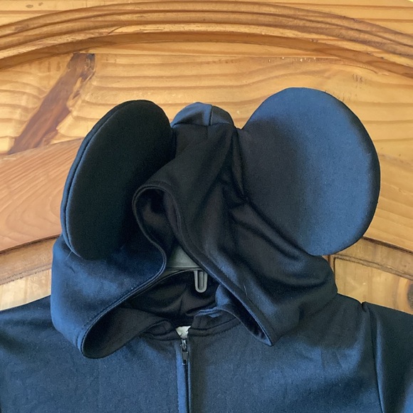 Kids Disney Mickey Mouse black red hooded costume size 4-6 - Picture 2 of 9